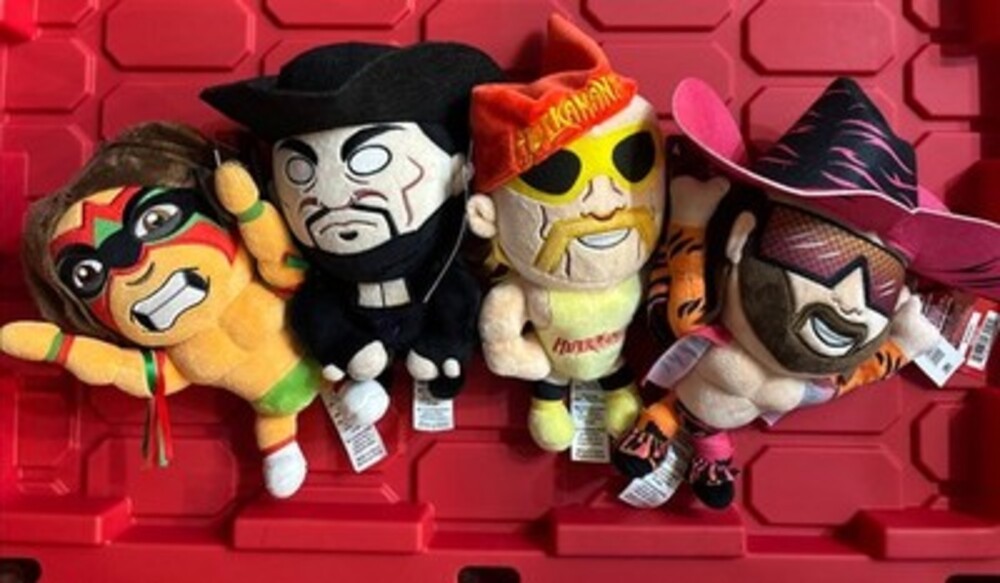 WWE Plush Lot Of 4 Official Licensed Product